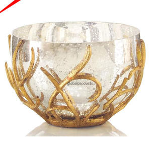 Most Popular Black Metal Round <b>Serving</b> <b>Bowl</b> with Copper Finished <b>Serving</b> <b>Bowl</b> for Home Hotel Wedding Decor 2025 - Product Image 3