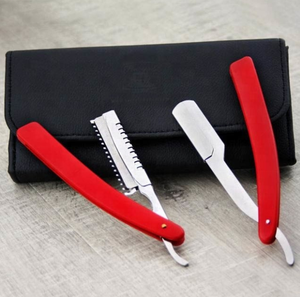 Rasoi — rasoir lisse et rouge, pour barbier, rasoir, barbe et barbe - Product Image 1