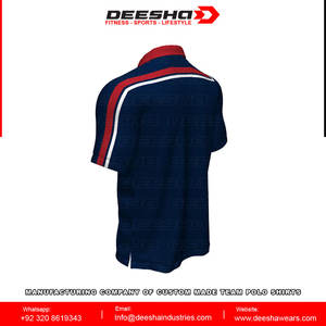 OEM marca personalizada para Polo manga corta Camiseta poliéster ropa casual con diseño propio impresión técnica de sublimación - Product Image 2