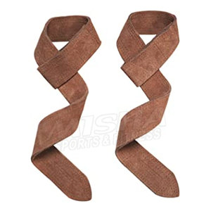 Sangles de poignet d'haltérophilie en cuir de vachette de haute qualité Sangles de poignet de fitness OEM avec logo personnalisé Caractéristiques réglables et respirantes - Product Image 5