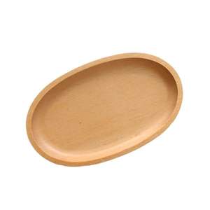 Élégant plateau de service écologique en bois d'acacia et de manguier pour la maison comme assiette à dîner, collations, plat à dessert pour la vaisselle de boulangerie - Product Image 1