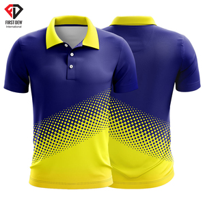 <b>100</b>% <b>Polyester</b> Fashion Best Design Stylish Cheap Price Wholesale High Quality Sublimated Printing New Arrival Polo <b>Shirt</b> For Men - Product Image 3
