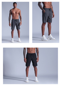 Pantalones cortos impermeables de secado rápido para hombre, ropa para hacer senderismo, correr, entrenamiento, informal, cantidad personalizada, licra, técnica antiimagen - Product Image 6