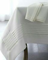 Nappes en lin/coton 100% de style européen avec motifs brodés vietnamiens pour salon et fêtes