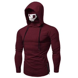Sudadera con Capucha para Hombre, 100% Algodón, Felpa, para Gimnasio y Fitness, Manga Larga, Bordado de Alta Calidad, Estampado Sólido, Secado Rápido, Personalizable - Product Image 4
