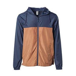 Chaqueta deportiva cortavientos unisex OEM al por mayor para hombre logotipo personalizado con capucha en varios colores cuello alto para invierno - Product Image 3