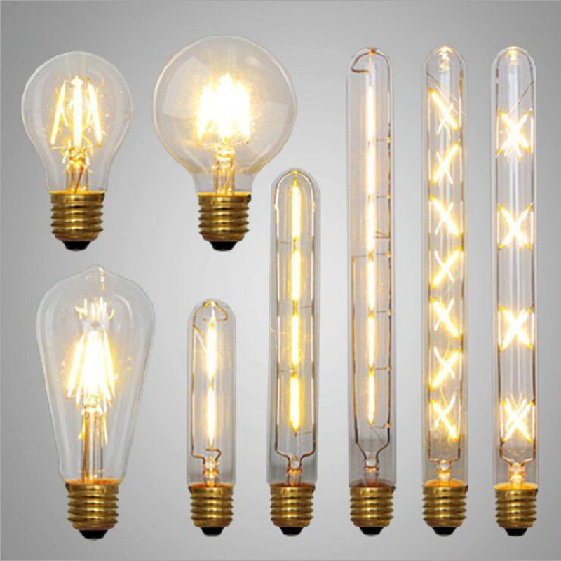 St64 LED 4W Retro Edison Ampul E26 E27 TABAN ST21 LED Filament Ampul 2700 K