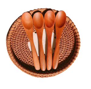 Hecho por 100% polvo natural debe comprar para herramientas de cocina Vietnam cuchara de madera hecha a mano Vietnam regalo único - Product Image 4