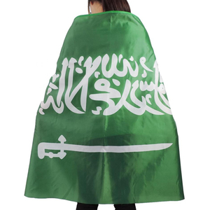 Drapeau personnalisé à porter en arabie saoudite, états-<span class=keywords><strong>unis</strong></span>, argentine, Portugal, équateur, fans, arabie saoudite, cape - Product Image 1