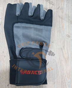 Guantes de gimnasio de levantamiento de pesas para hombre con logotipo personalizado Palm Cool and Dry All Workout Guantes largos - Product Image 5