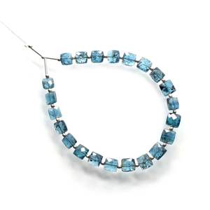 ลูกปัดทรงสี่เหลี่ยมไคยาไนต์มอสจากธรรมชาติทำมือสินค้าพรีเมี่ยม - Product Image 2