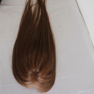 Haute qualité 100% vierge européenne cheveux humains toupet pour les femmes vague naturelle Style main attachée peau trame Extension - Product Image 3