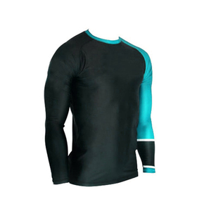 Vêtements de sport unisexes à manches longues en spandex/polyester, impression par sublimation, rashguard personnalisé pour MMA et surf, service OEM - Product Image 2