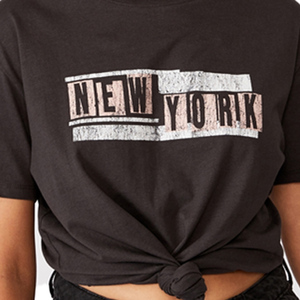 เสื้อยืดคอกลม OEM ใหม่ ออกแบบเองได้ พร้อมสกรีนลาย 100% ผ้าฝ้ายเจอร์ซีย์ สำหรับผู้หญิงและนางแบบ - Product Image 6