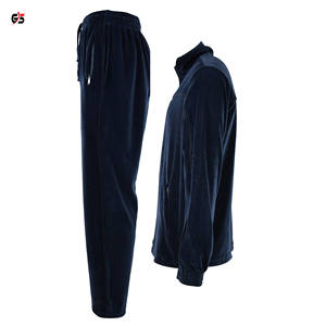 Survêtement décontracté en Polyester pour hommes, vêtements d'entraînement et de Jogging, Logo personnalisé avec impression, manches longues, produit OEM avec fermeture éclair - Product Image 5