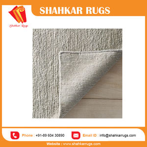 Tapis moderne indien en laine pelucheuse noué à la main, lavable, imprimé, pour chambre d'enfant, salon, couverture élégante, exportateur de tapis - Product Image 2