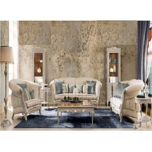 Cómodo y Duradero Juego de Sofás Modernos de Madera de Teca para Sala de Estar con Color Personalizable - Product Image 1