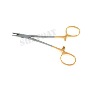 Base de instrumento quirúrgico de soporte de aguja Manual Helsay de 14 cm con inserto de carburo de tungsteno - Product Image 1