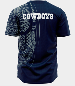 Camiseta de béisbol con diseño polinesiano para niños y niñas, jersey de béisbol con estilo, ropa de calle informal, personalizada, unisex - Product Image 4