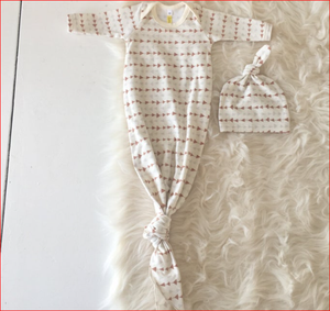 soft rayon/polyester blend <b>baby</b> <b>swaddle</b> gown - Product Image 3