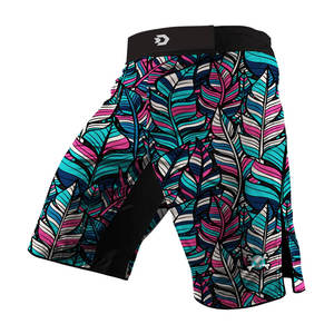 Shorts de MMA Personalizados al por Mayor para Hombre, Impresión por Sublimación, Material de Poliéster/Algodón, Logotipo Personalizado, Servicio OEM, Ropa de Artes Marciales - Product Image 2