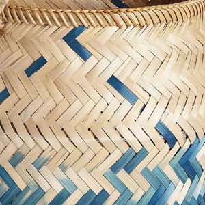 Panier de rangement multifonctionnel rustique en bambou et rotin, écologique, design tendance, fait à la main, capacité de 3 à 6 L, pour l'organisation de la maison - Product Image 6