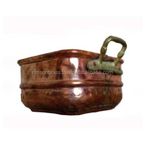 Maceta de metal hecha a mano de alta calidad para decoración de hogar y jardín a precio a granel por proveedor indio - Product Image 1