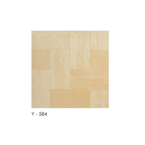 Carrelages de sol en porcelaine polie à effet bois antidérapant de couleur orange 40x40cm - Product Image 6