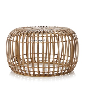 Meubles de jardin en rotin, forme ronde, élégant, offre spéciale, table basse, thé, mobilier de maison - Product Image 5