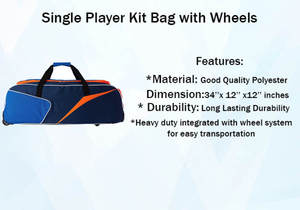 New Style Cricket Kit <b>Bag</b> <b>With</b> <b>Wheel</b> Premium Quality Duffel <b>Bag</b> Cricket Test Cricket Kit Duffle <b>Bag</b> - Product Image 5