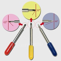Cuchilla de Plotter de Vinilo OEM Personalizable Roland con Soporte de 30/45/60 Grados y Cuchilla de Carburo para Letras
