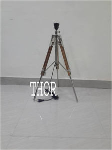 Lámpara de mesa con soporte de madera y trípode náutico moderno con luz LED personalizable para el hogar, Hotel, sala de estar, dormitorio, iluminación decorativa - Product Image 3