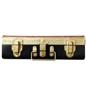 Decorative Metal <b>Trunk</b> <b>Box</b> Rectangle Shape Handmade Designer <b>Storage</b> <b>Box</b> Classic Stylish Wholesale Metal <b>Trunk</b> <b>Box</b> - Product Image 2