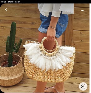 Cesta/bolsa de algas marinas hecha en Vietnam/Katty - Product Image 1