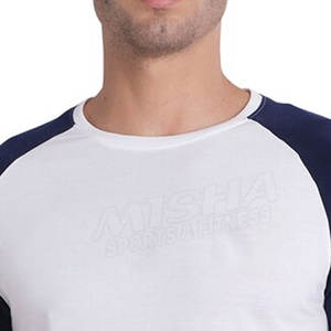 ปากีสถานทำสบายผ้าเสื้อยืดออกแบบที่ไม่ซ้ำกันเสื้อยืดสำหรับผู้ชาย - Product Image 4
