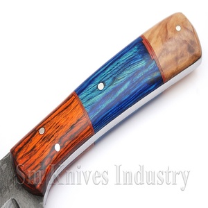 Gancho de sujección (pulgadas de largo, cuchillo de caza de Damasco hecho a medida (Smk1364) - Product Image 3