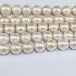 ไข่มุกเม็ดกลมสีขาวแบบหลวมน้ำจืดเพาะเลี้ยงแบบธรรมชาติขนาดใหญ่ - Product Image 2