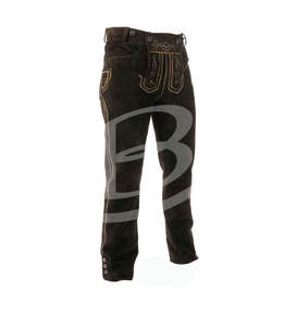 Lederhosen-vêtement pour hommes, couleur marron clair, pantalon bvaria, origine allemande - Product Image 4