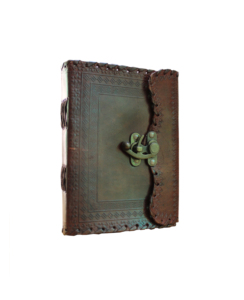 Journal intime en cuir fait main avec fermeture verrouillable-Cahier en cuir de qualité supérieure pour écrire et offrir - Product Image 2