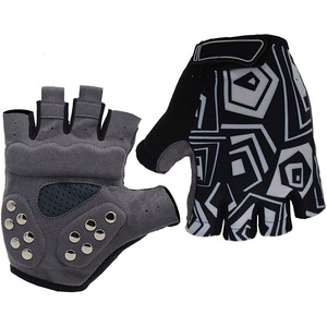Guantes de Ciclismo Unisex Transpirables Antideslizantes con Almohadilla de Gel y Diseño Personalizado, de Microfibra y Spandex, para Patrocinadores Principales - Product Image 1
