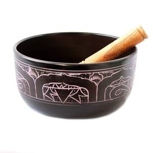 Cuenco tibetano de aluminio para cantar, cuenco tibetano hecho a mano para la curación del cuerpo - Product Image 6