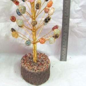 Árbol de Piedras Preciosas de Ágata Talladas, Estilo Amor, 40 Piezas, Decoración Ecológica para el Hogar, Gran Venta - Product Image 1