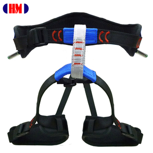 Arnés de Cintura HM con Certificación CE para Escalada en Roca y Montaña, Seguridad al Aire Libre con 4 Lazos para Equipo - Product Image 1