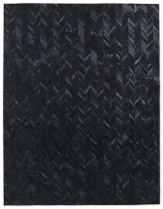 Alfombra de piel de vaca con retales, novedad - Product Image 3