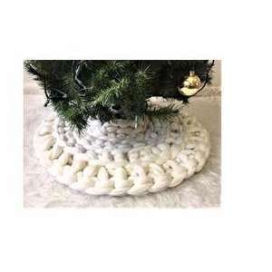 Falda blanca para árbol de Navidad, falda elegante para árbol NATURAL - Product Image 1