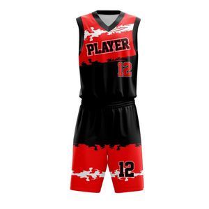 Maillot de basket-ball personnalisé sublimé, uniforme de basket-ball, design de maillot de basket-ball, débardeurs de basket-ball - Product Image 5