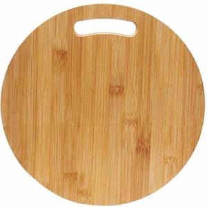 Planche à découper en bois d'acacia avec manche rond gravé pour les ustensiles de cuisine de table, le pain et le fromage. - Product Image 1