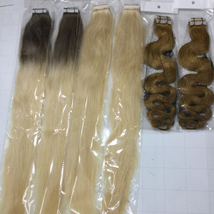 [TOP] cinta de cabello humano, extensiones de cabello Virgen sin procesar, cutícula alineada, precio barato al por mayor - Product Image 2