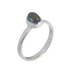 Anillo de piedras preciosas de labradorita real, joyería de plata de ley 925 pura, anillos Eternity Vermeil, joyería de plata de moda - Product Image 1