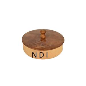 Cost Effective Bread <b>Box</b> Hot Selling Rounded Bread <b>Box</b> Wooden Lid Cover Bread <b>Storage</b> <b>Box</b> Catering Bread <b>Bin</b> Household Usage - Product Image 1